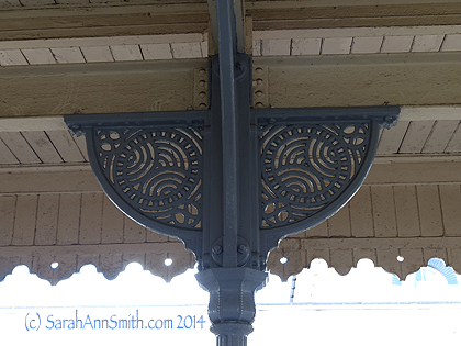 More design inspiration in the supports at the train stations.