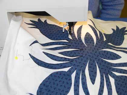 Pineapple…the subtle navy stitching is PERFECT