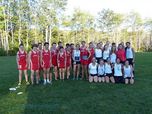 Reason to celebrate:  both Camden Hills Girls AND Camden Hills Boys WIN at Medomak!