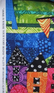The Selvage for Jamie's new fabric line.  Don't the colors and images just make you happy?!!!
