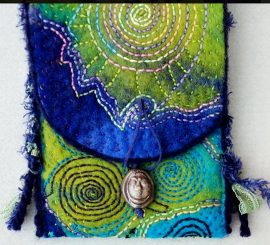 Marie Z Johansen's felted bags, one of a kind, available to custom order here.