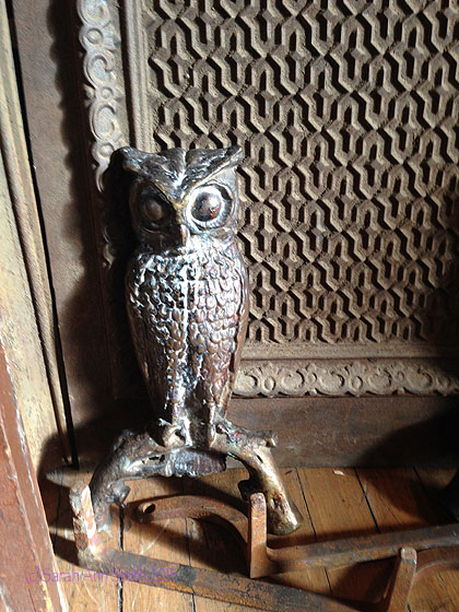 Jacquie:  isn't this a fine owl!  He looks a lot like my sketch that I posted a few days ago.