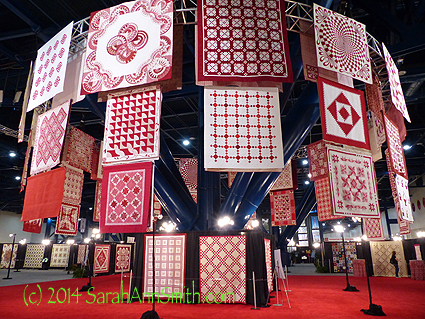 SWOON! This year was the 40th anniversary (the ruby anniversary) of the International Quilt Festival, and the 35th Anniversary of the (wholesale, to the trade) International Quilt Market.  
