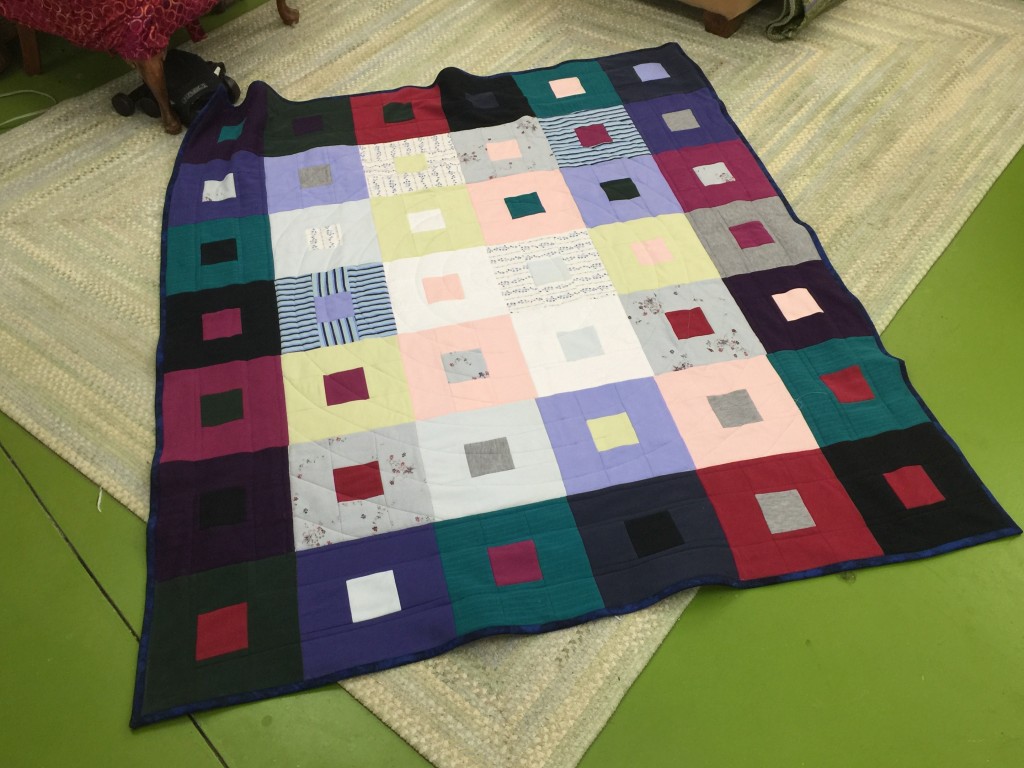 A snuggle quilt