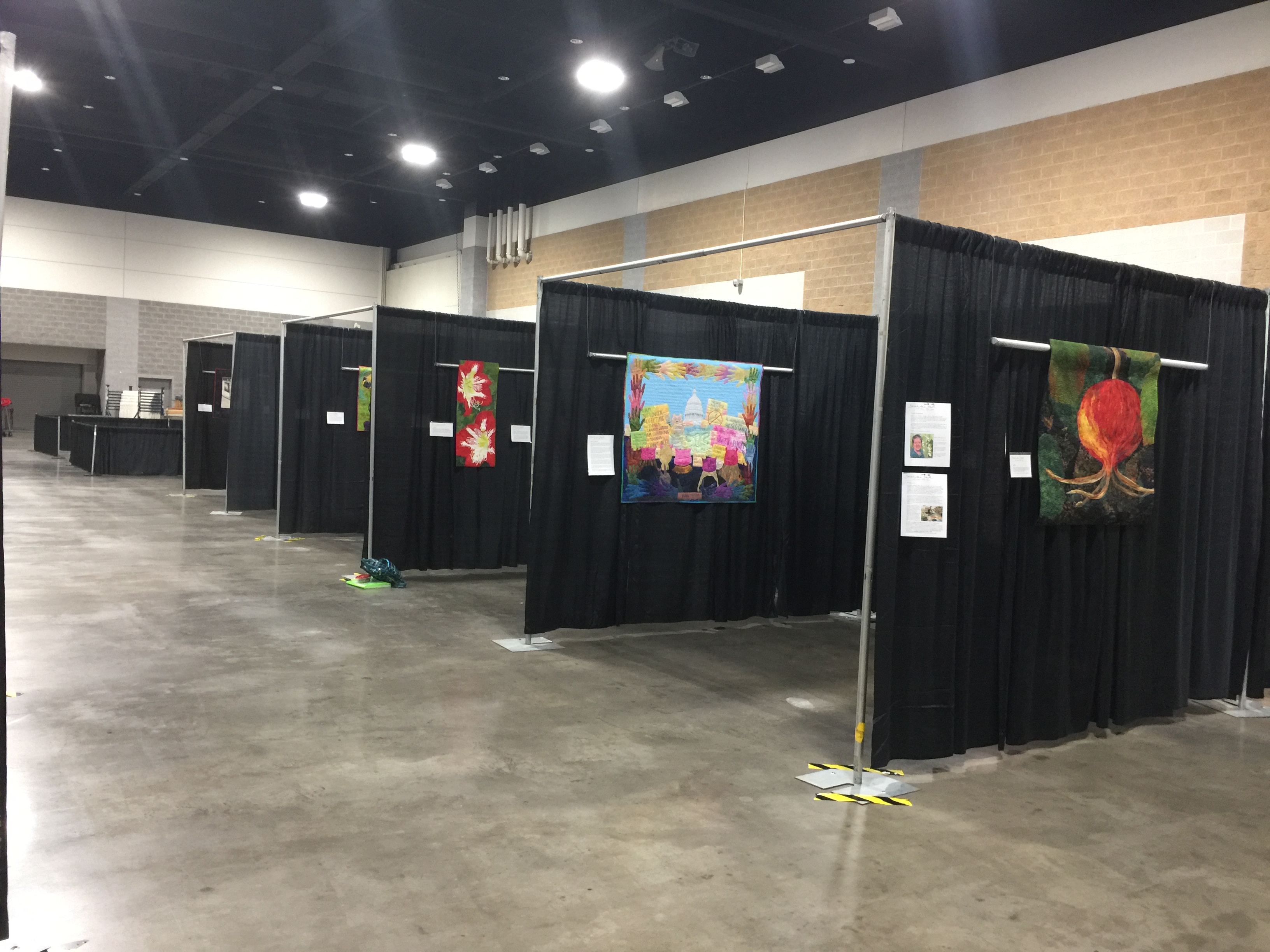 The Art of Sarah Ann Smith...so far, a solo exhibit at the 2019 World Quilt New England show